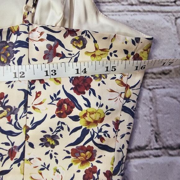 Aritzia Sunday Best Simmer Retro Floral Print Mini Dress Size 8 - Picture 8 of 11